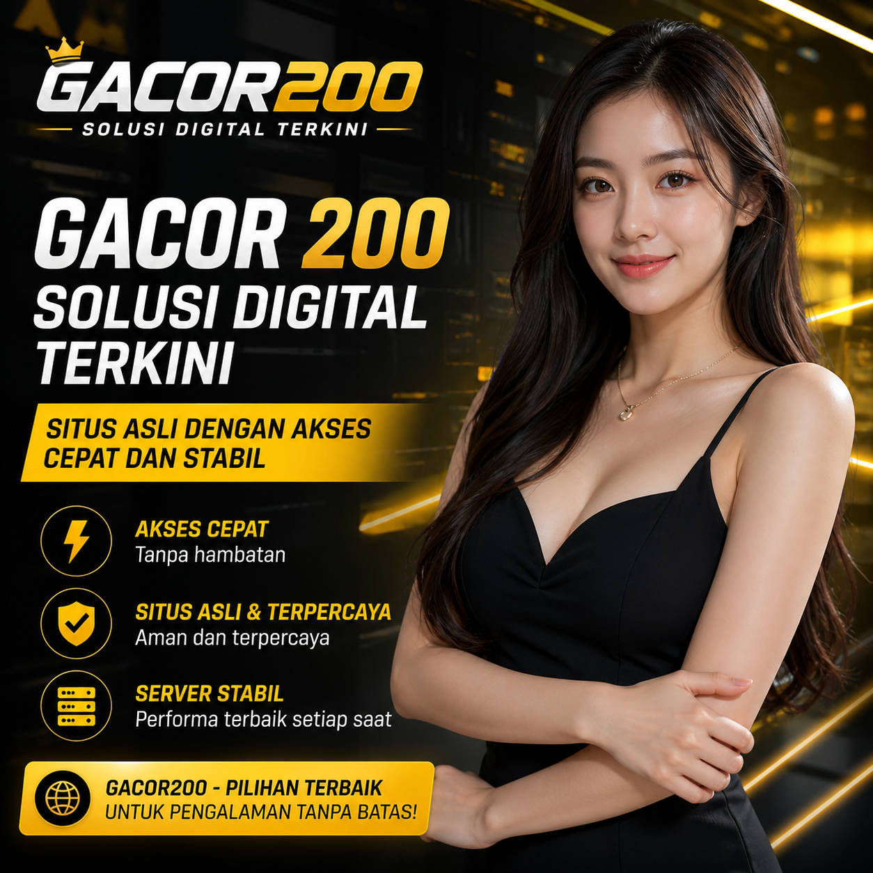 GACOR200: Solusi Digital GACOR 200 Terkini Situs Asli dengan Akses Cepat dan Stabil